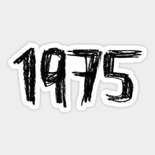 1975 Birthday, Birth Year 1975, Born in 1975 Sticker